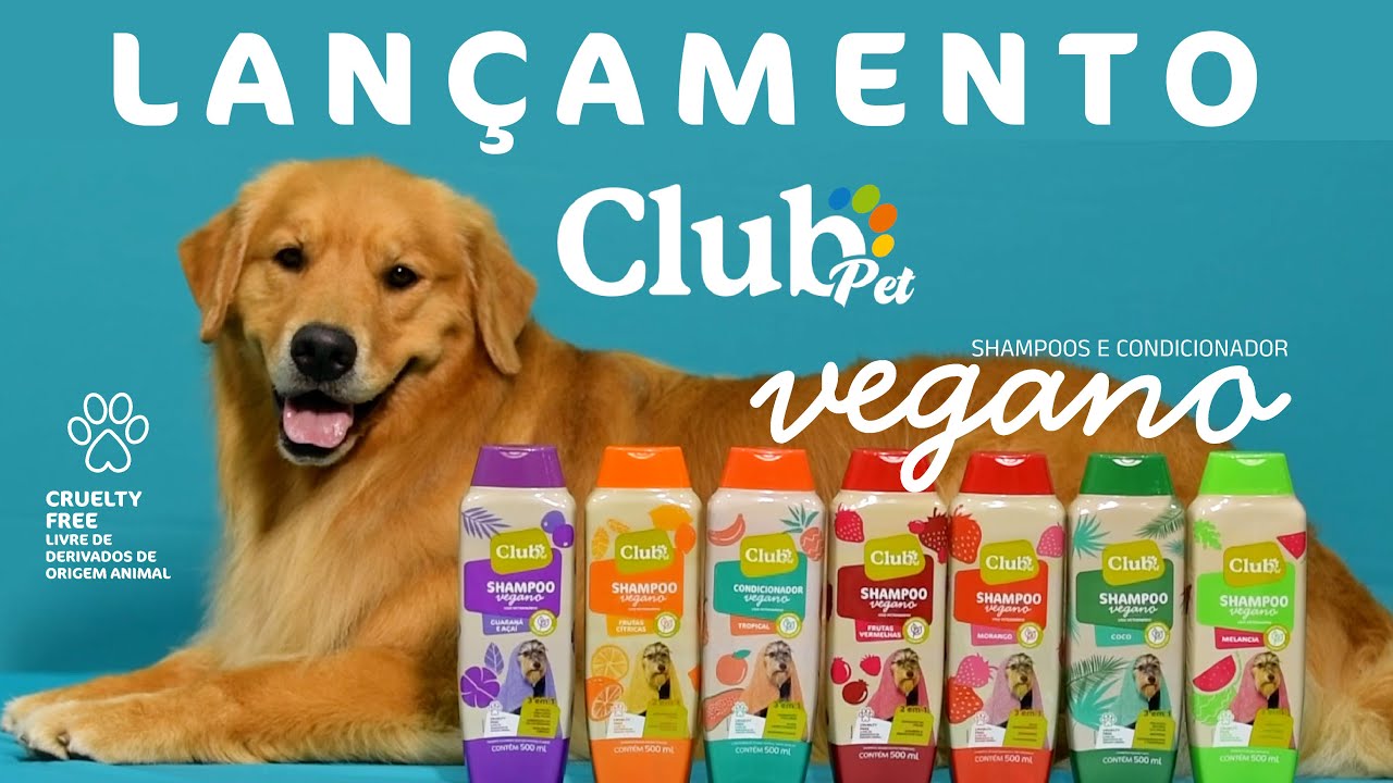 Lançamento Shampoo Vegano Club Pet YouTube