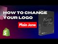How To Change The Logo On Plain Jane