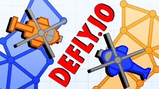 CONTROLLING THE MAP and DESTROYING ENEMY HELICOPTERS! - Defly.io Gameplay - New IO Game