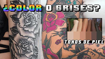 ¿Qué color de tatuaje dura más?