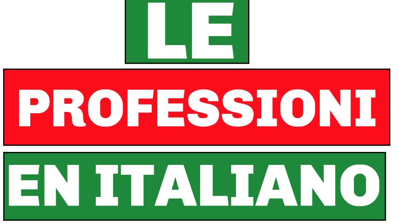 Las profesiones en italiano LE PROFESSIONI  
