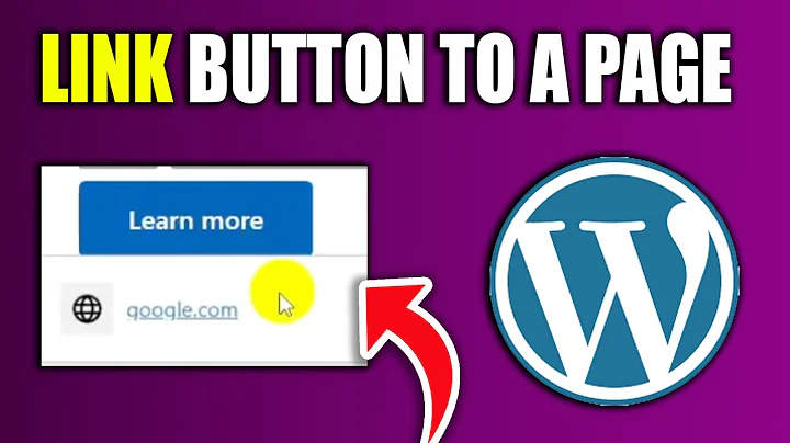 How To Link A Button To A Page In WordPress - New Method
