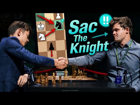 Magnus Carlsen Sac The Knight!!!... Absolutely Brilliant! 😱
