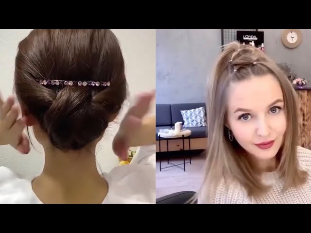 Quick Cute Easy Hair Styles For Collage| For Short hair| For beginners