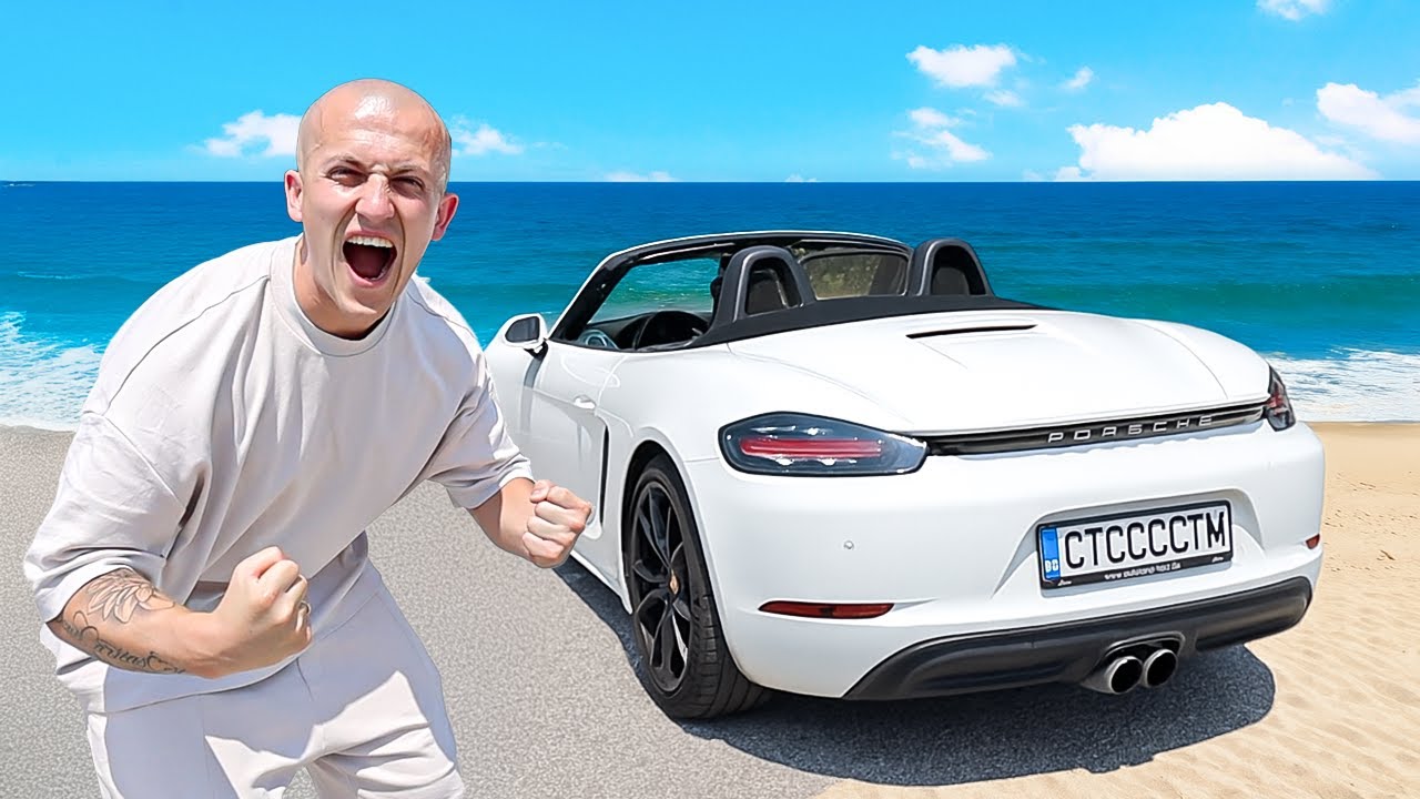 КАРАХ ПОРШЕ ЗА 100 000ЛВ НА МОРЕТО