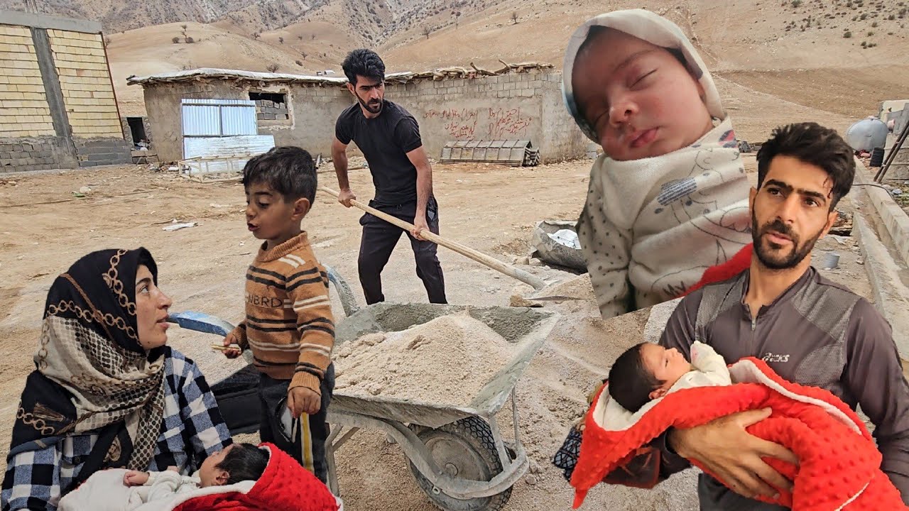 A Pleasant Day: Meeting Saleh’s New Baby & Building the Kitchen at Saleh & Sadri’s Home