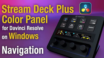 Davinci Color Panel Stream Deck Plus Windows Navigation