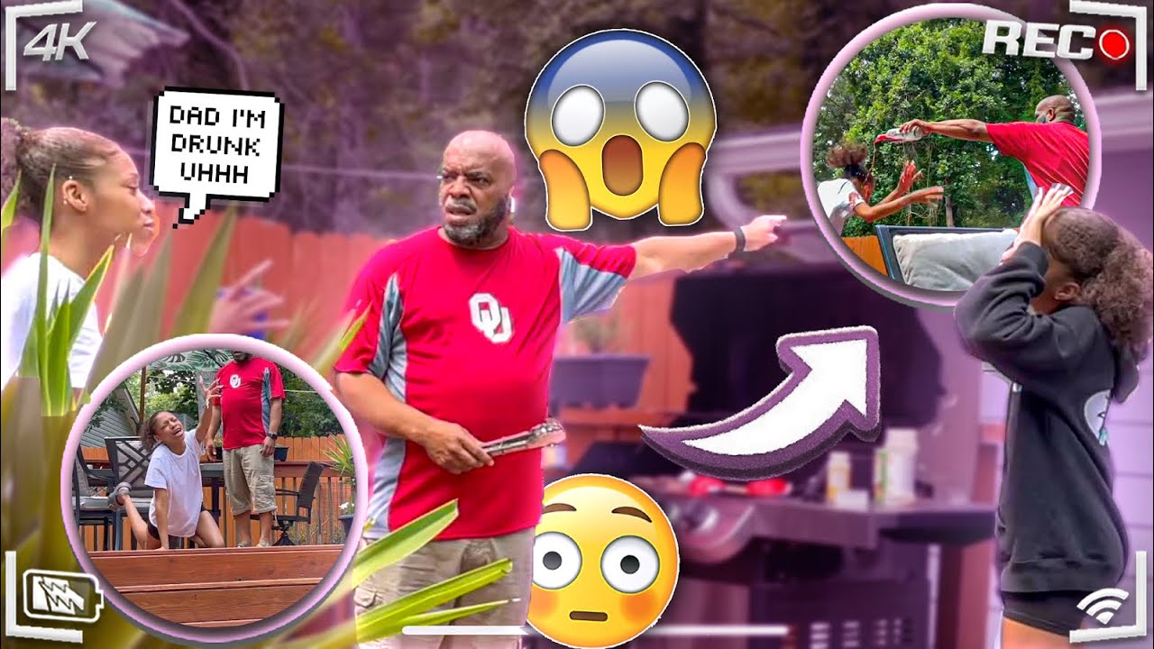 Drunk Prank On Dad ( HE WAS SO MAD !!!) | TheWickerTwinz