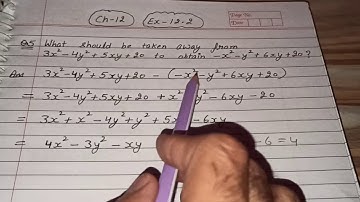 Q 5, Ex 12.2 - Algebraic Expressions - Chapter 12 - maths class 7th - NCERT