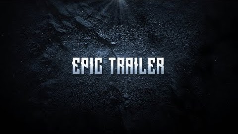 Epic Trailer Premiere Pro Templates