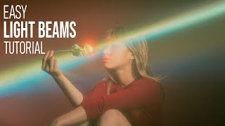 How to create light beams for photos