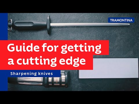 Sharpening Knives: How To Use The Honing Steel, Stone And Sharpener | Tramontina