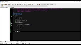 YouTube link finder solution using C || sololearn