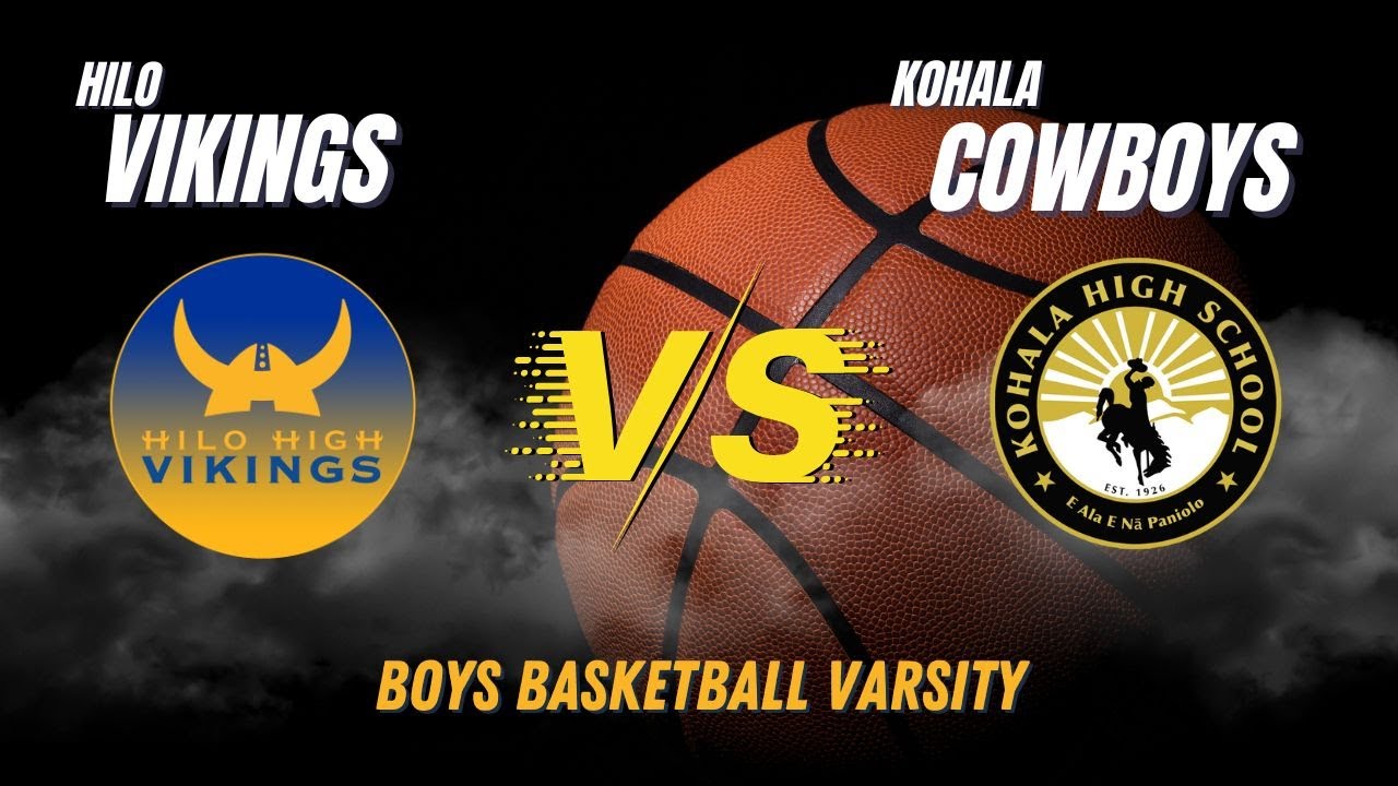 1/13/2025 Hilo Vikings vs Kohala Cowboys | Boy's Basketball