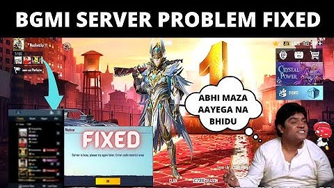 BGMI Server Error Problem finally Fixed ✌✌|| Bgmi friend list not showing glitch finally Solved  ||