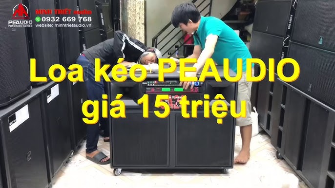 Loa kẹo kéo di động | loa kéo Peaudio 15 triệu lên đường | loa kéo ...