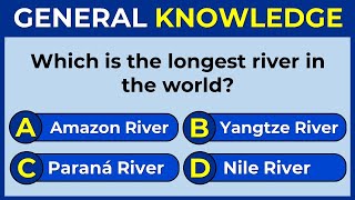 50 General Knowledge Questions! How Good Is Your General Knowledge? #challenge 5