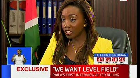 Exclusive with NASA presidential candidate Raila Odinga over matters IEBC: Part 2