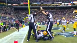 All rights to the nfl russell wilson game winning interception vs.
green bay packers