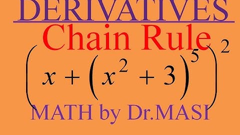 Chain Rule Differentiation and Polynomial Derivatives
