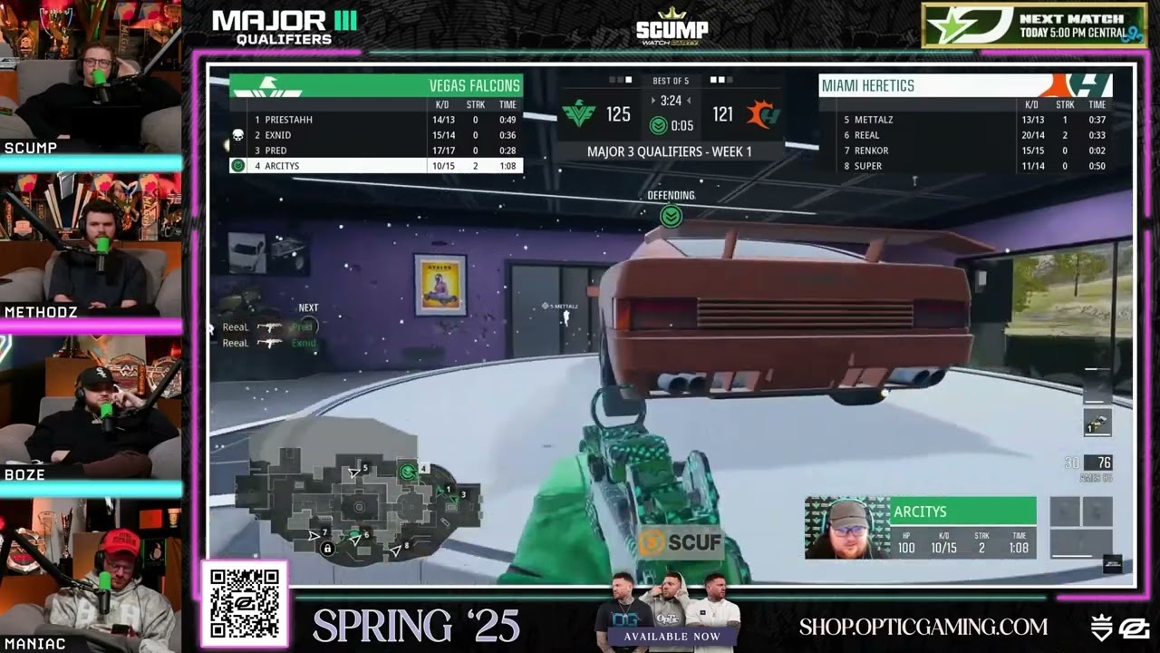 MBoZe и Scump реагируют на то, как Exnid делает игру ВЫИГРЫШНОЙ! (Falcons против Miami)