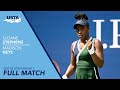 Sloane stephens vs madison keys full match  2021 us open round 1