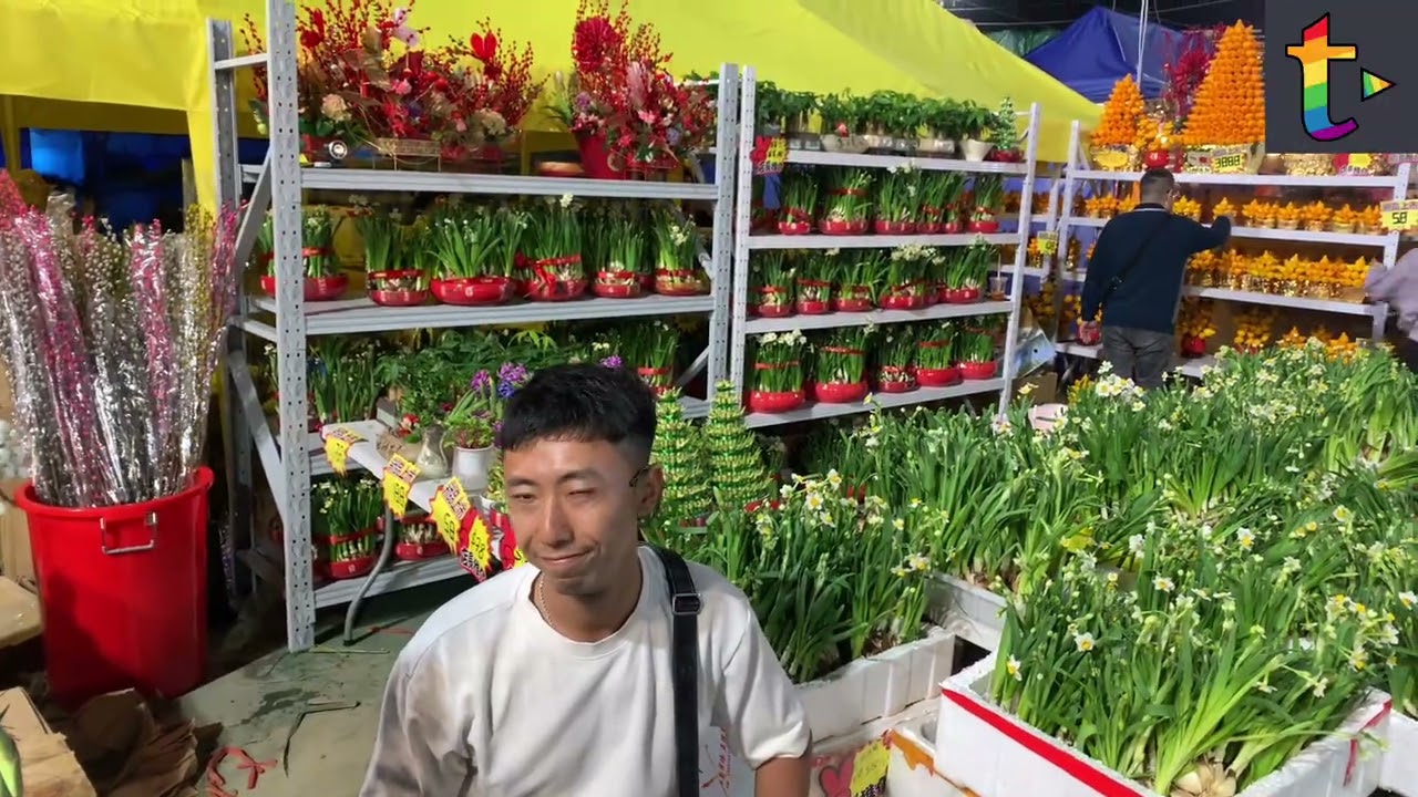 全港最大年宵市場維多利亞公園年28晚上情況足本片段