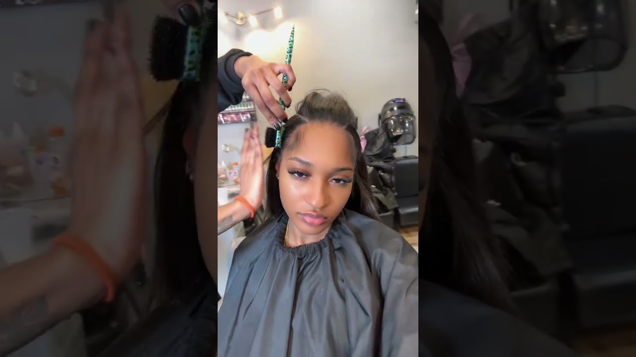 “✨ Watch My Transition with Brazilian Straight Hair ✨