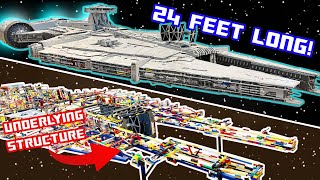 See How This LEGO Star Wars Light Cruiser Was Built, IT'S HUGE!