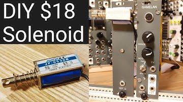 [ $18 ] DIY eurorack modular synth Solenoid driver with arduino nano / ring gamelan ball