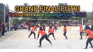 GRAND FINAL PUTRI,NAYA,bunga, tasya(Wonosari) Vs WITA,istie,dwi(Muara dua) turnamen kades jungai cup