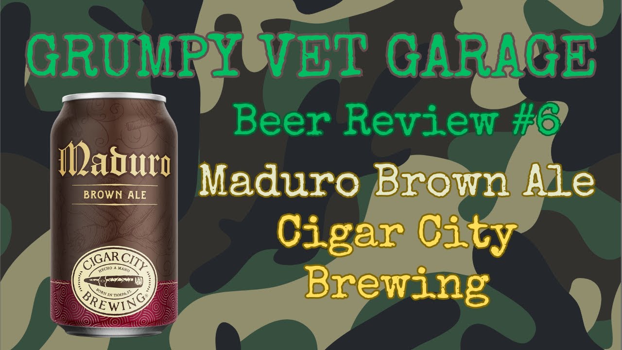 Beer Review 6 Maduro Brown Ale Cigar City Brewing & Tampa Cigar