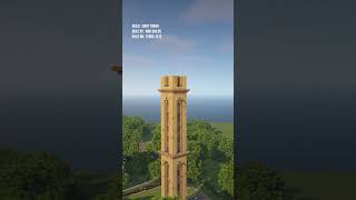 Minecraft Building Time-lapse Sway Tower #minecraftshorts  #server_minecraft  #minecraftbuilding