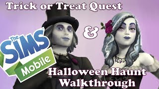 The Sims Mobile Trick or Treat Quest and Halloween Haunt Event Walkthrough screenshot 4