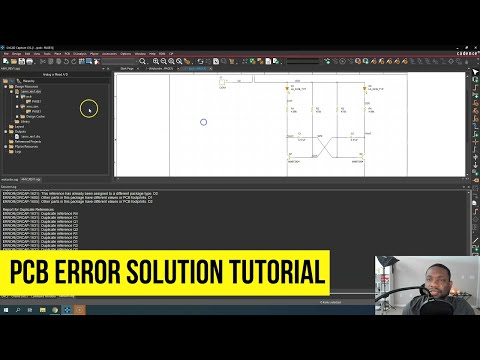 OrCAD Tutorial ERROR(ORCAP-1605) Solution  - PCB Footprints Error