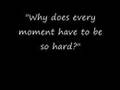 Maroon 5: It's not over tonight, song/lyrics