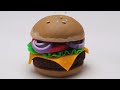 It&#39;s Burger Time 🍔 BUILD WITH JASON 👷‍♀️ Play-Doh SQUISHED Videos 🌈