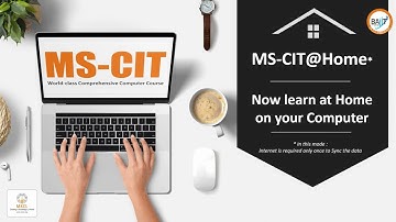 join MS-CIT now | Dr.B.R.Ambedkar IIT Phaltan