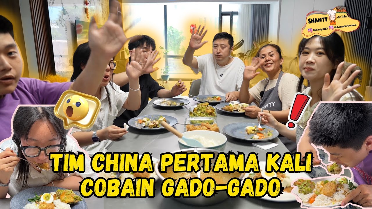 MEMPERKENALKAN MASAKAN INDONESIA KE TIM CHINA YANG BERJASA DI BALIK LAYAR, YUK SAKSIKAN REAKSINYA!🤭