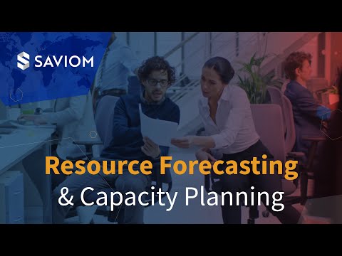 Resource Capacity Planning Software: Future-proof Your Workforce - video from Saviom Software