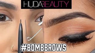 TESTING HUDABEAUTY #BOMBBROWS &amp; COMPARING TO BEST SELLING BROW PRODUCTS | AnchalMUA