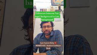 Non-Law vs Law Background | Key Differences Explained #Law #LegalCareer #CareerGuide