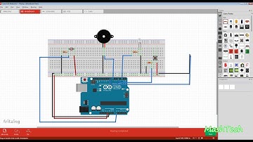 Arduino + laser + led + button + ldr