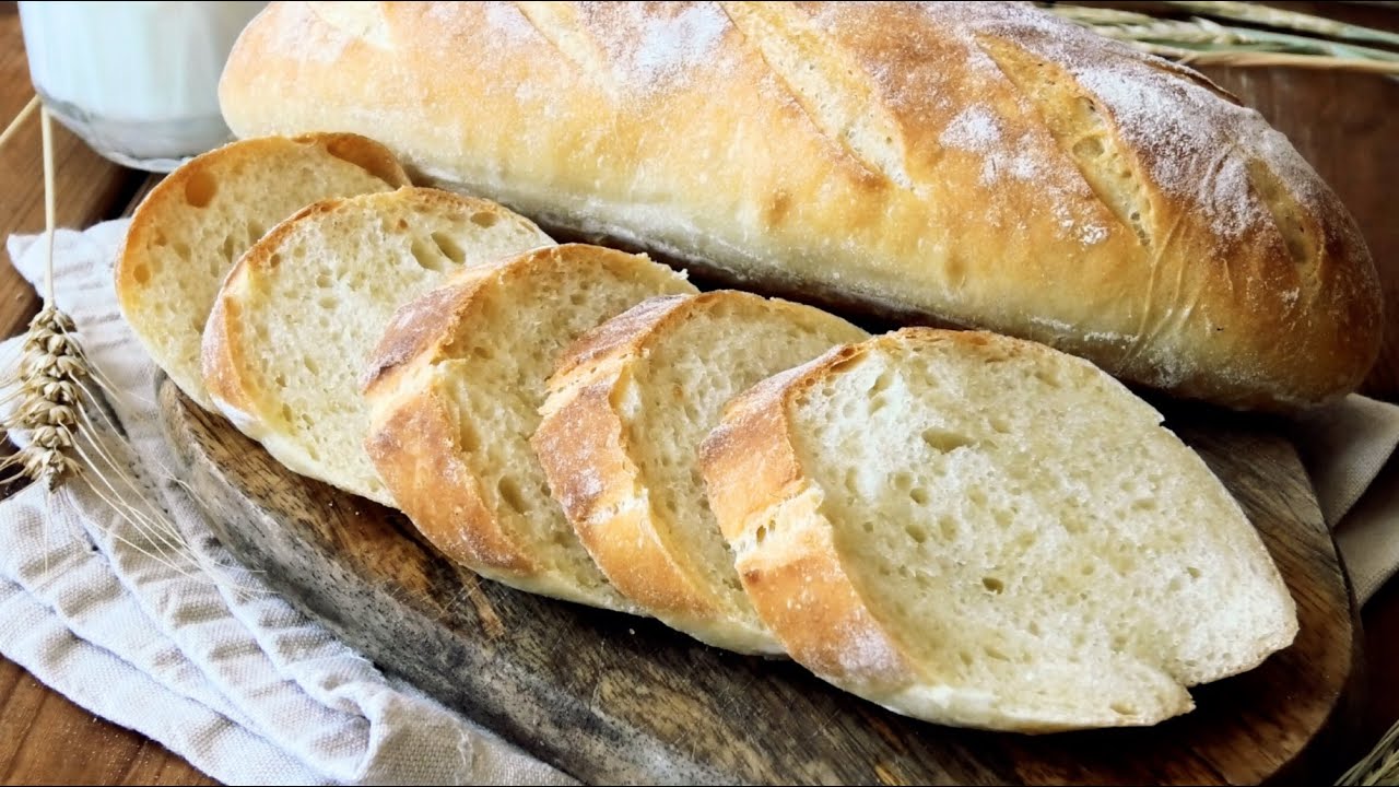 Мини багеты на пшеничной закваске