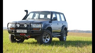 Land Cruiser-80, собираем после покраски, новые подкрылки, помпа, радиатор на кондей