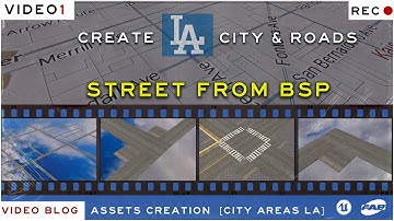 STREET FROM BSP GEOMETRY🌟UNREAL ENGINE🌟VIDEO 1