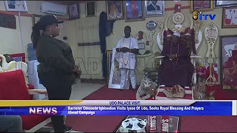 Omosede Igbinedion visits Iyase of Udo, seeks Royal blessing and prayers ahead campaign