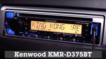 Kenwood KMR-D375BT Display and Controls Demo | Crutchfield Video
