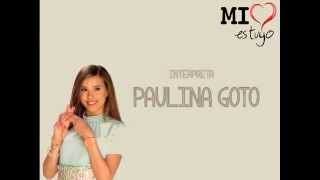 Video thumbnail of "Paulina Goto - Llévame Despacio NOVELA ¨MI CORAZON ES TUYO¨ (VIDEO LYRIC)"