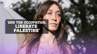 Alana Hadid leads tens of thousands in DC rally for Gaza, calls for end to occupation